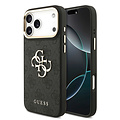 Guess Guess iPhone 18 Pro Max/iPhone 17 Pro Max Hartschalenhülle PU 4G Großes klassisches 4G-Logo GD - Schwarz