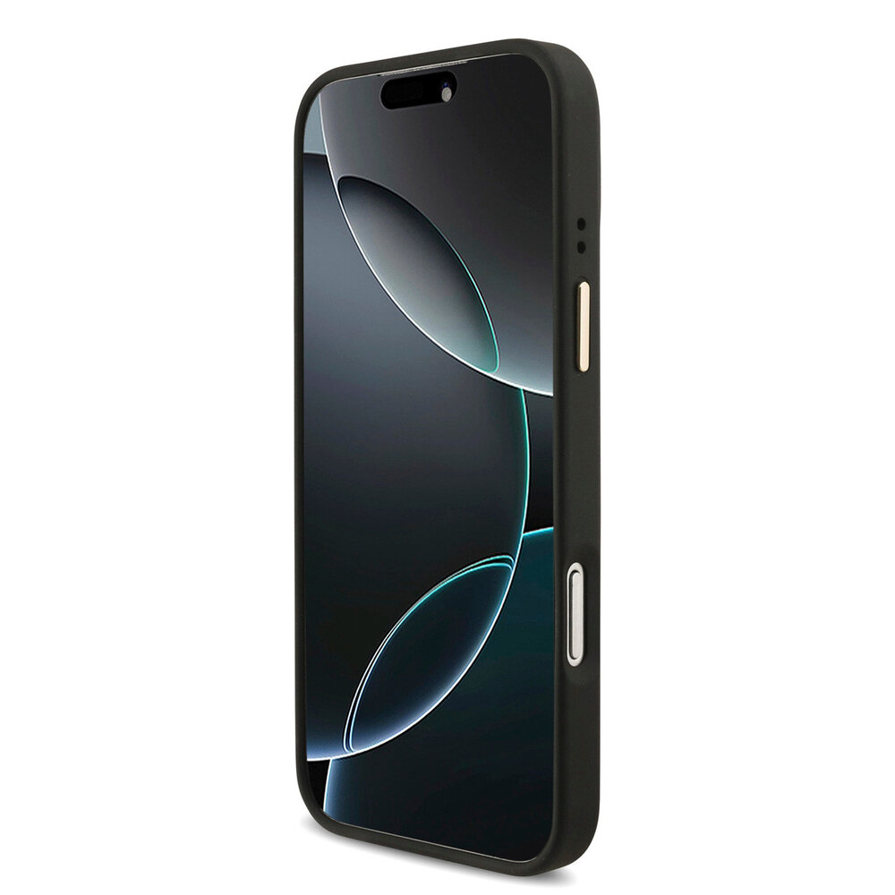 Guess Guess iPhone 18 Pro Max Back cover case - HC 4G PU With Big 4G Classic Logo GD - Black Guess Guess iPhone 18 Pro Max Back cover case - HC 4G PU With Big 4G Classic Logo GD - Black