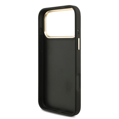 Guess Guess iPhone 18 Pro Max/iPhone 17 Pro Max Hartschalenhülle PU 4G Großes klassisches 4G-Logo GD - Schwarz