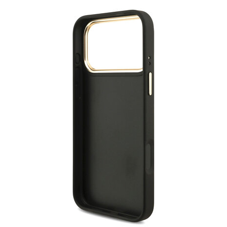 Guess Guess iPhone 18 Pro Max Back cover case - HC 4G PU With Big 4G Classic Logo GD - Black Guess Guess iPhone 18 Pro Max Back cover case - HC 4G PU With Big 4G Classic Logo GD - Black