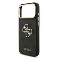 Guess Guess iPhone 18 Pro Max/iPhone 17 Pro Max Hartschalenhülle PU 4G Großes klassisches 4G-Logo GD - Schwarz