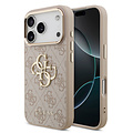 Guess Guess iPhone 18 Pro/iPhone 17 Pro Hartschalenhülle PU 4G Großes klassisches 4G-Logo GD - Rosa