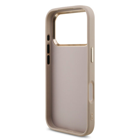 Guess Guess iPhone 18 Pro Backcover hoesje - HC 4G PU With Big 4G Classic Logo GD - Roze Guess Guess iPhone 18 Pro Backcover hoesje - HC 4G PU With Big 4G Classic Logo GD - Roze