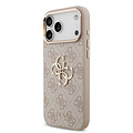 Guess Guess iPhone 18 Pro Max/iPhone 17 Pro Max Hartschalenhülle PU 4G Großes klassisches 4G-Logo GD - Rosa