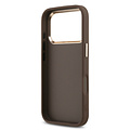 Guess Guess iPhone 18 Pro Max/iPhone 17 Pro Max Hartschalenhülle PU 4G Großes klassisches 4G-Logo GD - Braun