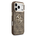 Guess Guess iPhone 18 Pro/iPhone 17 Pro Hartschalenhülle PU 4G Großes klassisches 4G-Logo GD - Braun