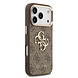 Guess Guess iPhone 18 Pro Back cover case - HC 4G PU With Big 4G Classic Logo GD - Brown Guess Guess iPhone 18 Pro Back cover case - HC 4G PU With Big 4G Classic Logo GD - Brown