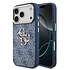 Guess iPhone 18 Pro Back cover case - HC 4G PU With Big 4G Classic Logo GD - Blue Guess iPhone 18 Pro Back cover case - HC 4G PU With Big 4G Classic Logo GD - Blue