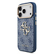 Guess Guess iPhone 18 Pro Backcover hoesje - HC 4G PU With Big 4G Classic Logo GD - Blauw Guess Guess iPhone 18 Pro Backcover hoesje - HC 4G PU With Big 4G Classic Logo GD - Blauw