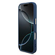 Guess Guess iPhone 18 Pro Back cover coque - HC 4G PU With Big 4G Classic Logo GD - Bleu