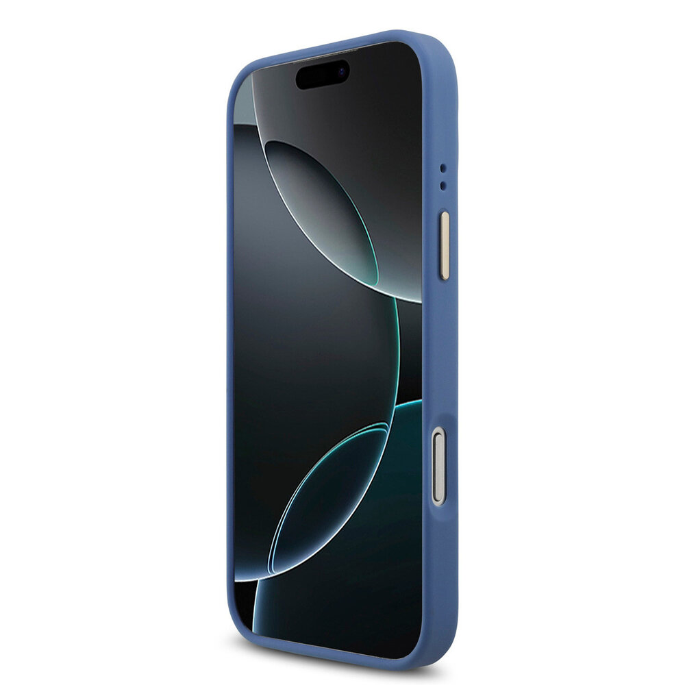 Guess Guess iPhone 18 Pro Max Back cover case - HC 4G PU With Big 4G Classic Logo GD - Blue Guess Guess iPhone 18 Pro Max Back cover case - HC 4G PU With Big 4G Classic Logo GD - Blue
