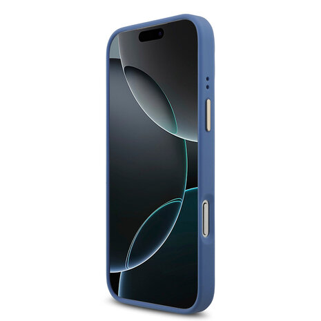 Guess Guess iPhone 18 Pro Max Back cover case - HC 4G PU With Big 4G Classic Logo GD - Blue Guess Guess iPhone 18 Pro Max Back cover case - HC 4G PU With Big 4G Classic Logo GD - Blue