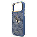 Guess Guess iPhone 18 Pro Max Back cover case - HC 4G PU With Big 4G Classic Logo GD - Blue Guess Guess iPhone 18 Pro Max Back cover case - HC 4G PU With Big 4G Classic Logo GD - Blue