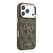 Guess Guess iPhone 18 Pro Max Back cover case - HC 4G PU & Big Resin Logo - Brown Guess Guess iPhone 18 Pro Max Back cover case - HC 4G PU & Big Resin Logo - Brown
