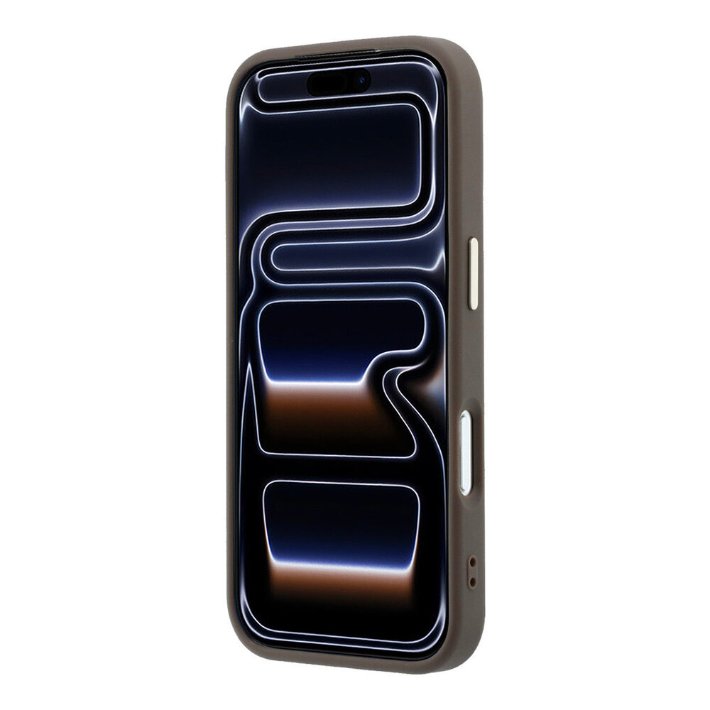Guess Guess iPhone 18 Pro Back-Cover hul - HC 4G PU & Big Resin Logo - Braun Guess Guess iPhone 18 Pro Back-Cover hul - HC 4G PU & Big Resin Logo - Braun