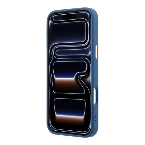 Guess Guess iPhone 18 Pro Max Back cover case - HC 4G PU & Big Resin Logo - Light Blue Guess Guess iPhone 18 Pro Max Back cover case - HC 4G PU & Big Resin Logo - Light Blue