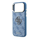 Guess Guess iPhone 18 Pro Max Back cover case - HC 4G PU & Big Resin Logo - Light Blue Guess Guess iPhone 18 Pro Max Back cover case - HC 4G PU & Big Resin Logo - Light Blue