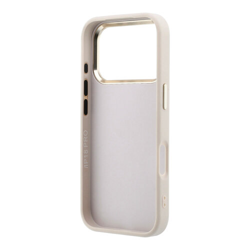 Guess Guess iPhone 18 Pro/iPhone 17 Pro Hartschalenhülle PU 4G Großes Kunstharzlogo - Rosa