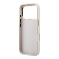 Guess Guess iPhone 18 Pro Max/iPhone 17 Pro Max Hartschalenhülle PU 4G Großes Kunstharzlogo - Rosa