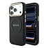 Guess iPhone 18 Pro Back cover case - HC Magsafe Saffiano HS Peony & Ring - Black