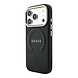 Guess Guess iPhone 18 Pro Back cover case - HC Magsafe Saffiano HS Peony & Ring - Black