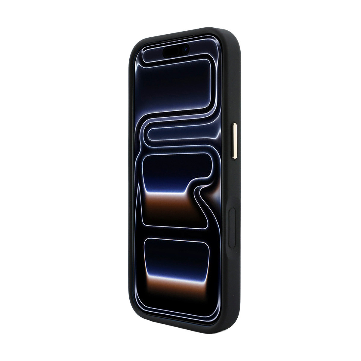 Guess Guess iPhone 18 Pro Max Backcover hoesje - HC Magsafe Saffiano HS Peony & Ring - Zwart, foto 5 van 6