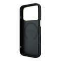 Guess Guess iPhone 18 Pro Max/iPhone 17 Pro Max Hartschalenhülle MagSafe Saffiano HS Pfingstrose Ring - Schwarz