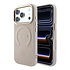 Guess iPhone 18 Pro Max Backcover hoesje - HC Magsafe Saffiano HS Peony & Ring - Roze