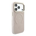 Guess Guess iPhone 18 Pro Max/iPhone 17 Pro Max Hartschalenhülle MagSafe Saffiano HS Pfingstrose Ring - Rosa