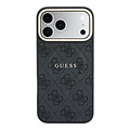 Guess Guess iPhone 18 Pro Max/iPhone 17 Pro Max Hartschalenhülle MagSafe PU 4G-Prägung Klassisches Logo - Schwarz