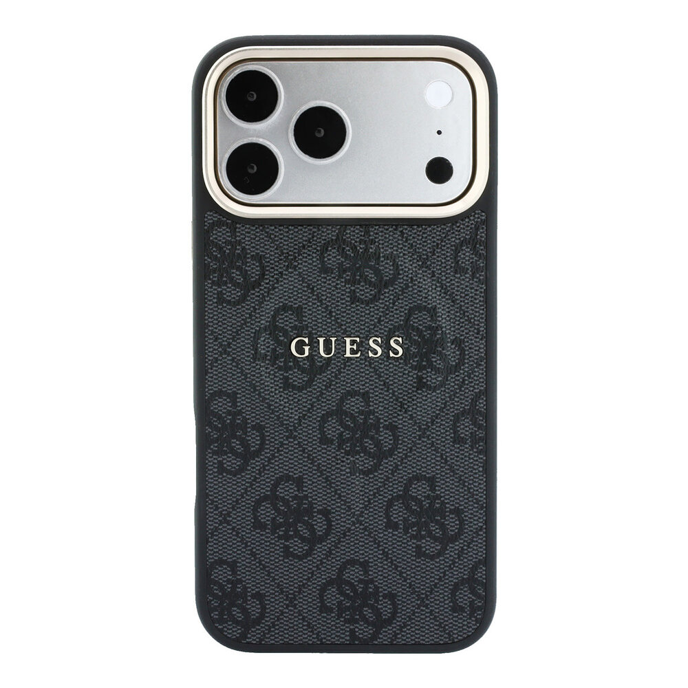 Guess Guess iPhone 18 Pro Max Back cover case - HC Magsafe EMBossed 4G PU With Classic - Black Guess Guess iPhone 18 Pro Max Back cover case - HC Magsafe EMBossed 4G PU With Classic - Black