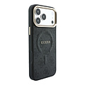 Guess Guess iPhone 18 Pro/iPhone 17 Pro Hartschalenhülle MagSafe PU 4G-Prägung Klassisches Logo - Schwarz