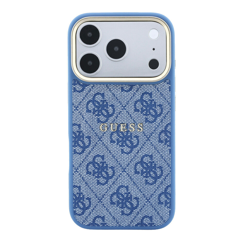 Guess Guess iPhone 18 Pro Max Back cover case - HC Magsafe EMBossed 4G PU With Classic - Blue Guess Guess iPhone 18 Pro Max Back cover case - HC Magsafe EMBossed 4G PU With Classic - Blue