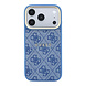 Guess Guess iPhone 18 Pro Max Back cover coque - HC Magsafe EMBossed 4G PU With Classic - Bleu