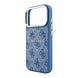 Guess Guess iPhone 18 Pro Max Backcover hoesje - HC Magsafe EMBossed 4G PU With Classic - Blauw Guess Guess iPhone 18 Pro Max Backcover hoesje - HC Magsafe EMBossed 4G PU With Classic - Blauw