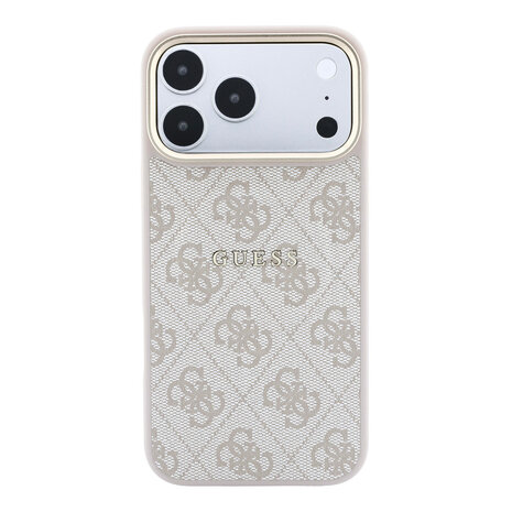 Guess Guess iPhone 18 Pro Max Back cover case - HC Magsafe EMBossed 4G PU With Classic - Pink Guess Guess iPhone 18 Pro Max Back cover case - HC Magsafe EMBossed 4G PU With Classic - Pink