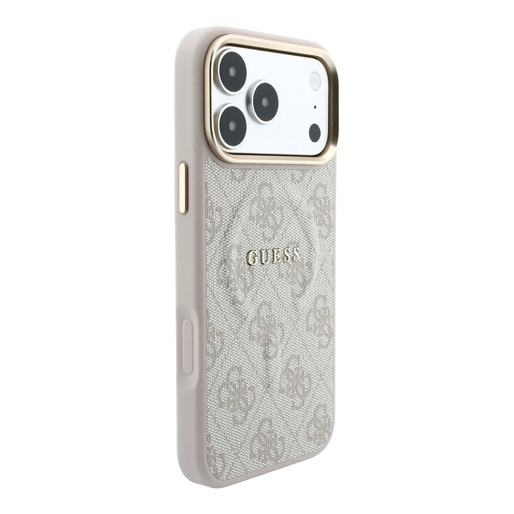 Guess Guess iPhone 18 Pro Max Back cover case - HC Magsafe EMBossed 4G PU With Classic - Pink Guess Guess iPhone 18 Pro Max Back cover case - HC Magsafe EMBossed 4G PU With Classic - Pink