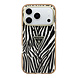 Guess Guess iPhone 18 Pro Back cover coque - HC Magsafe IML Zebra Glitter Triangle Logo - Or