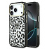 Guess iPhone 18 Pro Back cover case - HC Magsafe IML Leopard Glitter Triangle Logo - Black Guess iPhone 18 Pro Back cover case - HC Magsafe IML Leopard Glitter Triangle Logo - Black
