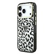 Guess Guess iPhone 18 Pro Back-Cover hul - HC Magsafe IML Leopard Glitter Triangle Logo - Schwarz Guess Guess iPhone 18 Pro Back-Cover hul - HC Magsafe IML Leopard Glitter Triangle Logo - Schwarz
