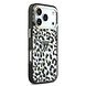 Guess Guess iPhone 18 Pro Back cover case - HC Magsafe IML Leopard Glitter Triangle Logo - Black Guess Guess iPhone 18 Pro Back cover case - HC Magsafe IML Leopard Glitter Triangle Logo - Black