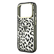 Guess Guess iPhone 18 Pro Back-Cover hul - HC Magsafe IML Leopard Glitter Triangle Logo - Schwarz Guess Guess iPhone 18 Pro Back-Cover hul - HC Magsafe IML Leopard Glitter Triangle Logo - Schwarz