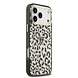 Guess Guess iPhone 18 Pro Max Back-Cover hul - HC Magsafe IML Leopard Glitter Triangle Logo - Schwarz
