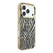 Guess Guess iPhone 18 Pro Max Back cover case - HC Magsafe IML Zebra Glitter Triangle Logo - Gold Guess Guess iPhone 18 Pro Max Back cover case - HC Magsafe IML Zebra Glitter Triangle Logo - Gold