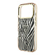 Guess Guess iPhone 18 Pro Max Back cover case - HC Magsafe IML Zebra Glitter Triangle Logo - Gold Guess Guess iPhone 18 Pro Max Back cover case - HC Magsafe IML Zebra Glitter Triangle Logo - Gold