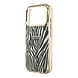 Guess Guess iPhone 18 Pro Max Backcover hoesje - HC Magsafe IML Zebra Glitter Triangle Logo - Goud