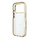 Guess Guess iPhone 18 Pro Max Back-Cover hul - HC Magsafe IML Zebra Glitter Triangle Logo - Gold