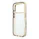 Guess Guess iPhone 18 Pro Max Backcover hoesje - HC Magsafe IML Zebra Glitter Triangle Logo - Goud