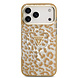 Guess Guess iPhone 18 Pro Max Back cover case - HC Magsafe IML Leopard Glitter Triangle - Brown Guess Guess iPhone 18 Pro Max Back cover case - HC Magsafe IML Leopard Glitter Triangle - Brown