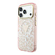 Guess Guess iPhone 18 Pro Max Back-Cover hul - HC Magsafe IML Leopard Glitter Triangle Logo - Rosa Guess Guess iPhone 18 Pro Max Back-Cover hul - HC Magsafe IML Leopard Glitter Triangle Logo - Rosa